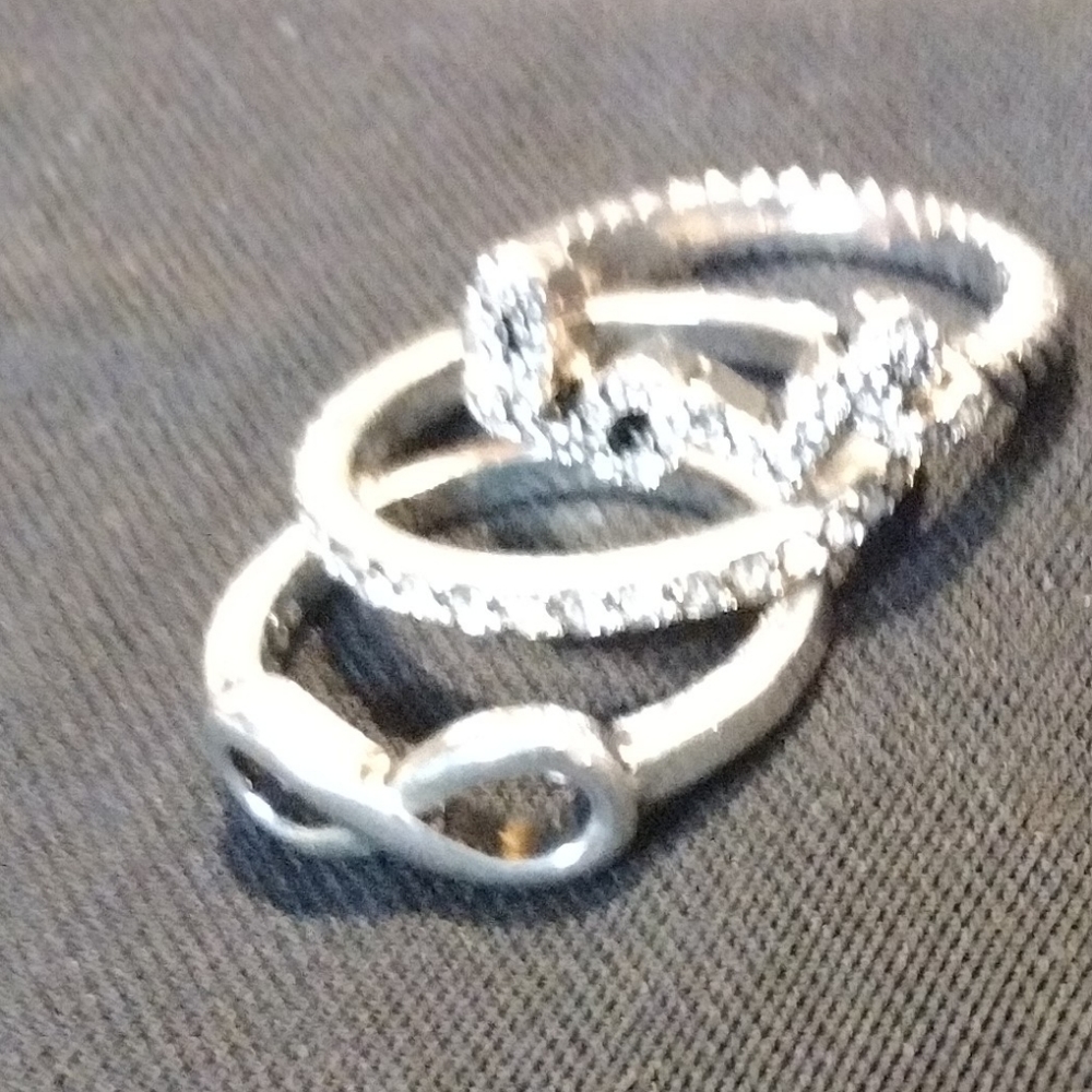 Premier Designs Infinite Love Stackable Rings - Picture 2 of 4